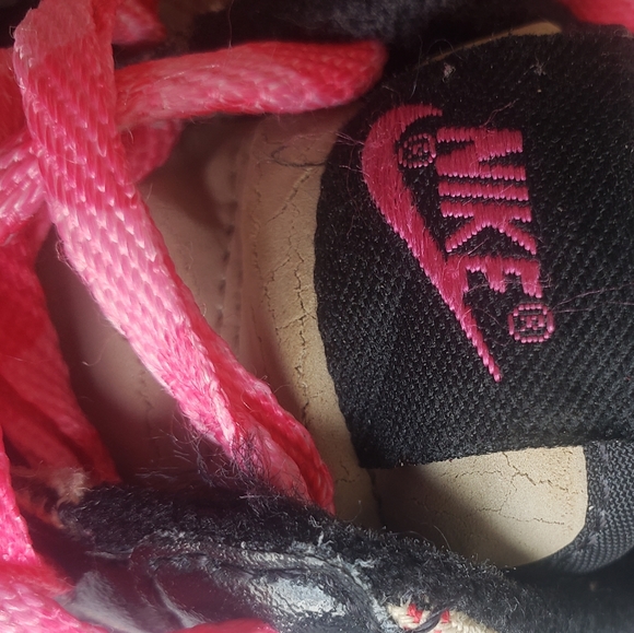 Toddler Nike dunk low "hemp/pink/plaid. Size 6c. - Picture 8 of 9